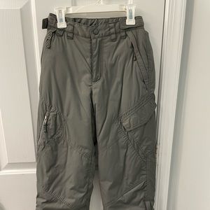 Lands End kids ski snow pants size 8 gray
